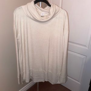 Gap cream cowl neck sweater
